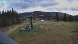 Horní část sjezdovky Skiareálu Ramzová