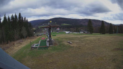 Horní část sjezdovky Skiareálu Ramzová