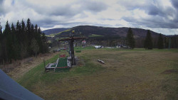 Horní část sjezdovky Skiareálu Ramzová