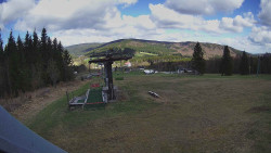 Horní část sjezdovky Skiareálu Ramzová