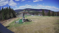 Horní část sjezdovky Skiareálu Ramzová