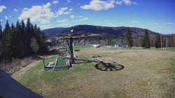 Horní část sjezdovky Skiareálu Ramzová