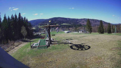 Horní část sjezdovky Skiareálu Ramzová