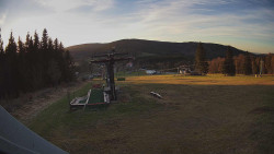 Horní část sjezdovky Skiareálu Ramzová