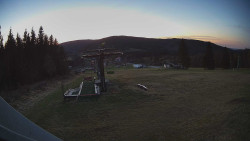 Horní část sjezdovky Skiareálu Ramzová