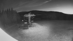 Horní část sjezdovky Skiareálu Ramzová