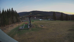 Horní část sjezdovky Skiareálu Ramzová