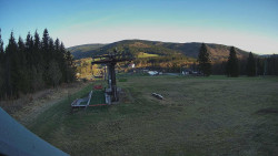 Horní část sjezdovky Skiareálu Ramzová