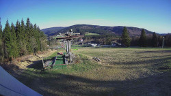 Horní část sjezdovky Skiareálu Ramzová