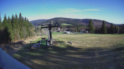 Horní část sjezdovky Skiareálu Ramzová