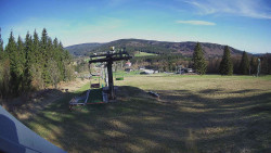 Horní část sjezdovky Skiareálu Ramzová