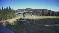 Horní část sjezdovky Skiareálu Ramzová