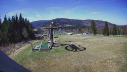 Horní část sjezdovky Skiareálu Ramzová