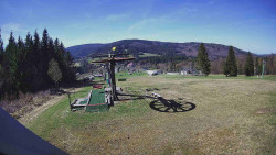 Horní část sjezdovky Skiareálu Ramzová