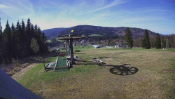 Horní část sjezdovky Skiareálu Ramzová