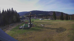 Horní část sjezdovky Skiareálu Ramzová