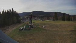 Horní část sjezdovky Skiareálu Ramzová