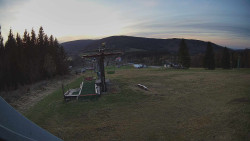 Horní část sjezdovky Skiareálu Ramzová