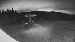 Horní část sjezdovky Skiareálu Ramzová