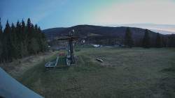 Horní část sjezdovky Skiareálu Ramzová