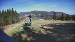 Horní část sjezdovky Skiareálu Ramzová