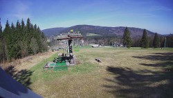 Horní část sjezdovky Skiareálu Ramzová