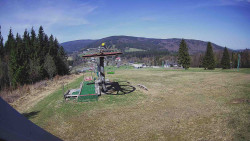 Horní část sjezdovky Skiareálu Ramzová