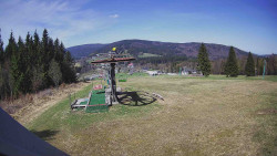 Horní část sjezdovky Skiareálu Ramzová