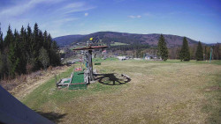 Horní část sjezdovky Skiareálu Ramzová