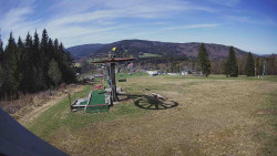 Horní část sjezdovky Skiareálu Ramzová