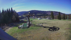 Horní část sjezdovky Skiareálu Ramzová