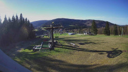 Horní část sjezdovky Skiareálu Ramzová