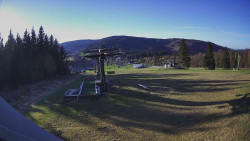 Horní část sjezdovky Skiareálu Ramzová