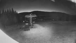 Horní část sjezdovky Skiareálu Ramzová