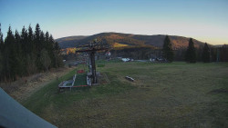 Horní část sjezdovky Skiareálu Ramzová