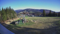 Horní část sjezdovky Skiareálu Ramzová