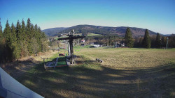 Horní část sjezdovky Skiareálu Ramzová