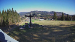 Horní část sjezdovky Skiareálu Ramzová