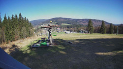 Horní část sjezdovky Skiareálu Ramzová