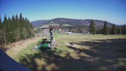 Horní část sjezdovky Skiareálu Ramzová