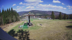 Horní část sjezdovky Skiareálu Ramzová