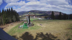 Horní část sjezdovky Skiareálu Ramzová