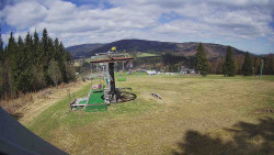 Horní část sjezdovky Skiareálu Ramzová