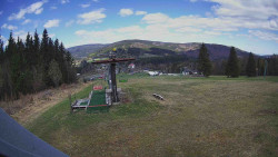 Horní část sjezdovky Skiareálu Ramzová