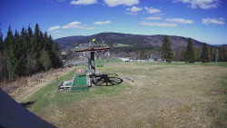 Horní část sjezdovky Skiareálu Ramzová