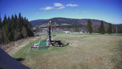 Horní část sjezdovky Skiareálu Ramzová