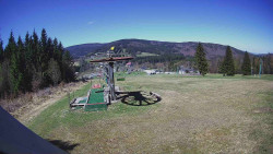 Horní část sjezdovky Skiareálu Ramzová