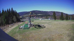 Horní část sjezdovky Skiareálu Ramzová