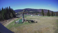 Horní část sjezdovky Skiareálu Ramzová