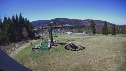 Horní část sjezdovky Skiareálu Ramzová